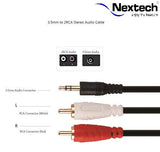 Nextech (2.4 Feet) 3.5mm Stereo Aux Cable