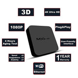 OTT MXQ 4K Android Tv Box Media Player wtih Remote Control