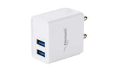 Nextech Dual USB 3.4A  Type C USB Charger with USB Cable