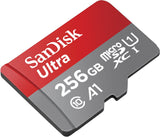 SanDisk Ultra 256 GB Class 10 Micro SD Memory Card