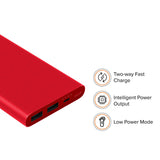 Mi 10000mAH Power Bank Red